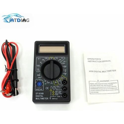 Newly arrived AC/DC Ammeter Voltmeter Ohm Electrical Tester Meter Professional Digital Multimeter DT830B free shipping
