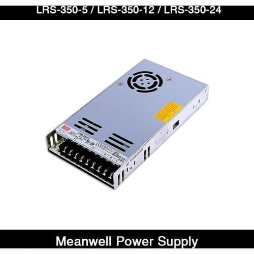 Free shipping Meanwell LRS-350-5 /12 /24 Single Switching LED Display Power Supply 110V/220V AC to 5V 60A /12V 29A / 24V 14.6A