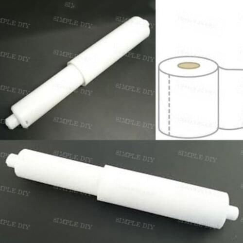 Toilet Roll Holder Insert Replacement Toilet Roll Holder Bathroom Roller Insert Spindle Spring flexible Toilet Holder Roller