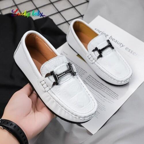 Genuine Leather Children Shoes For Boys girls Mocassins Fashion Soft Kids Shoes For Boy Casual Flat Slip On Loafers 2021