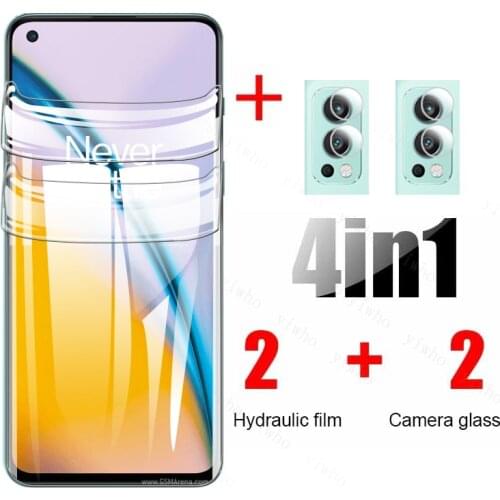Hydrogel Film + Camera Glass for One Plus Nord N2 5G Screen Protector Oneplus 8Pro Hidrogel Oneplus Nord N100 N10 8t 8 pro film