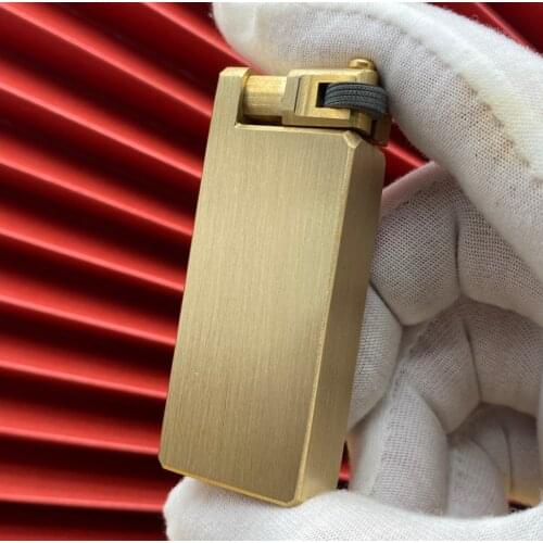 Classic pure copper Trench heavy armor Kerosene gasoline petroleum oil cigarette lighter Antique collection(Handmade 4 to 7day)