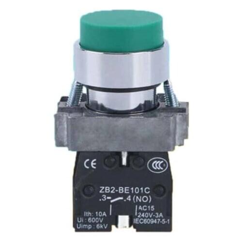 XB2BL31 XB2BL31C = ZB2BZ101C + ZB2BL3C XB2BL convex head button