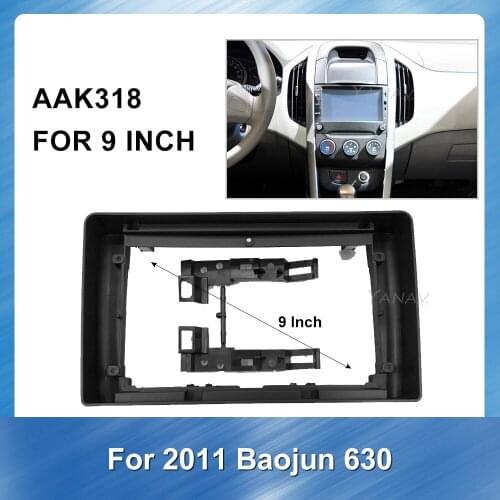 Car audio GPS navigation Dash Installation Kit Trim frame fascias For baojun 630 2011 Radio dvd Fascia Stereo Fascia Frame Panel