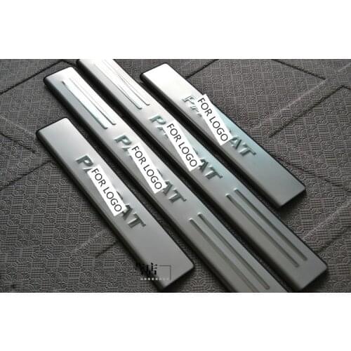 Scuff plates stainless steel door sill strip For Passat b7 2011-2012