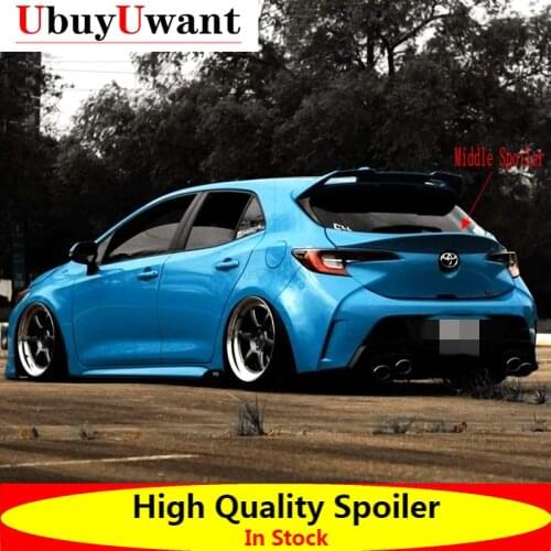 Painted Deflector Spoiler Tail Rear Wings Primer Color Rear Spoiler For Toyota Corolla Hatchback Spoiler 2019-2021