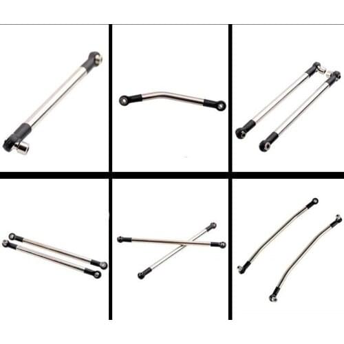 Rgt 86100 Rock Crawler 1:10 Original Accessories R86039 Steering Pushrod R86011 Servo Pull Rod Rear Upper Tie Rod for RC Cars