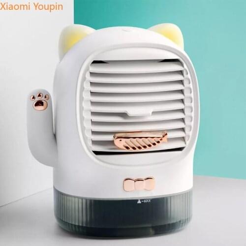 YOUPIN Multifunction Desktop Mini Air Conditioning Fan Portable Small Fan Mini Ac Fan Cooling Aire Acondicionado Humidifier