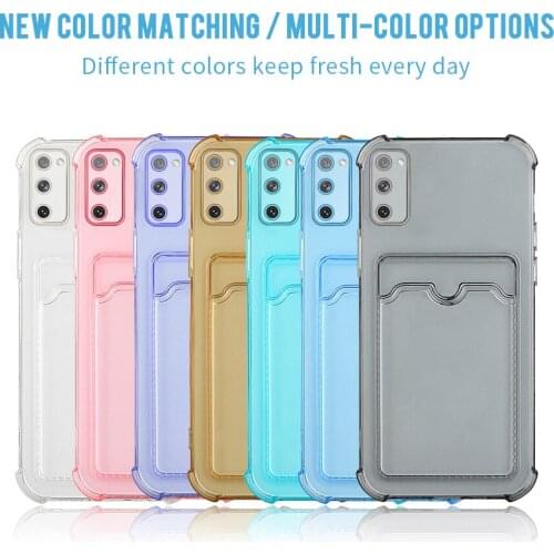 Four-corner Drop-Proof Card Housing For Samsung Galaxy S 20 20Plus 20ultra On Samsun S20 Ultra Plus Prortector Safety Phone Back