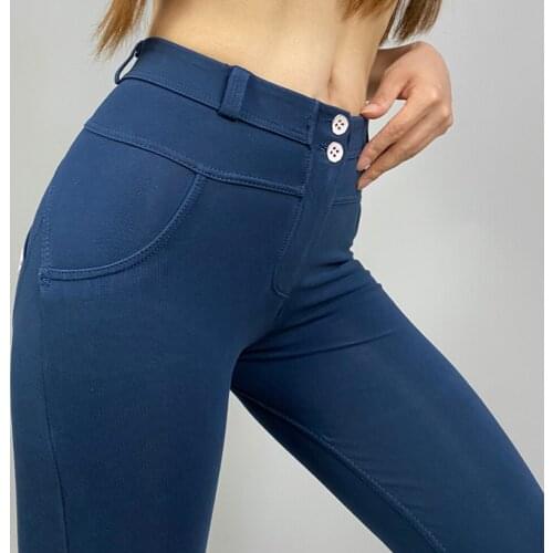 Four ways stretchable skinny womens sports leggings low rise pants navy leggings compression pants exercise leggings dropshipper