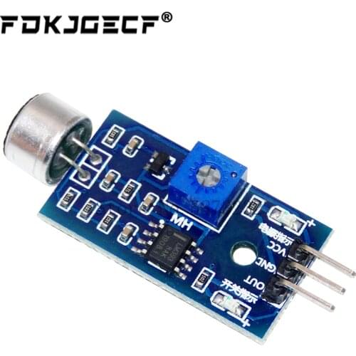 3pin Voice Sound Detection Sensor Module Intelligent Smart Vehicle Robot Helicopter Airplane Aeroplane Car for arduino DIY KIT