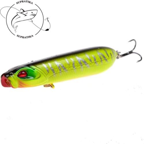 3D Eyes Topwater Anti-Corrosion Fishing Lure Hard Bait 8cm/11.5g Artificial Minnow Floating Wobblers Plastic Fishing Bait