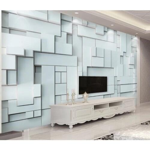 3D Mural Wallpaper Nordic Fresh Three-dimensional abstraction Living Room TV Bedroom Home Decor Background painting custom