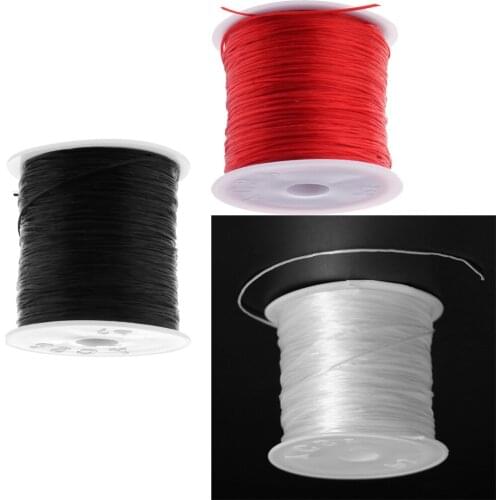 50 Meter Elastic Stretch String Cord for Jewelry Making Beading Thread 0.5mm