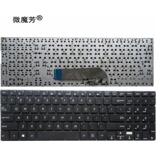 English laptop keyboard for ASUS TP500L TP500LA TP550L TP550LB TP550LU x551 US Layout without frame black