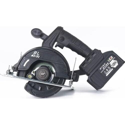 128Vf Cordless Circular Saw 7500RPM 2x20.0Ah Battery Fast Charger 45 Degree Bevel Cutting with Blades Circular Saw