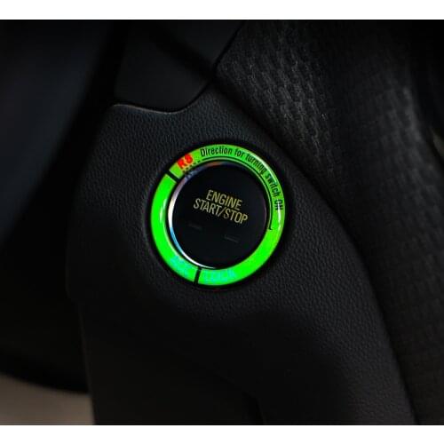 Carmilla Car Engine Start Stop Ignition Key Ring Key Sticker for Opel Astra G GTC J H Corsa Antara Meriva Zafira Insignia Mokka