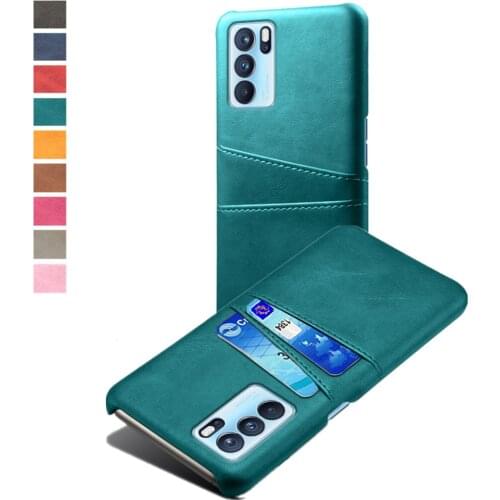 For OPPO Reno 6 5 Pro Plus 5Z F19 K9 A93 5G Luxury PU Leather Card Slots Cover For Oppo Realme 8 X7 Pro Ultra V15 Q3i 5G Case