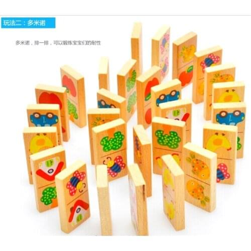 D628 Free shipping quality super good toys 28 pieces of solitaire domino manufacturers selling garden