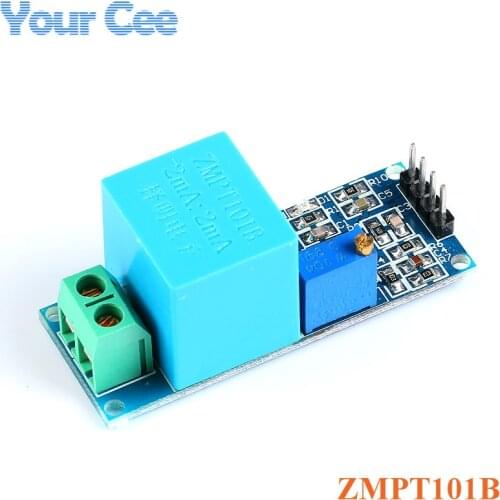 AC Current Sensor ZMPT101B High Precision Current Transformer Board Module Single-Phase Voltage 2mA Sensor Module for Arduino