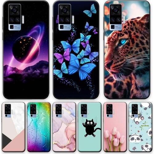 For Vivo X50 Pro Case for Vivo X50 Pro Case Silicone TPU Back Cover Soft Phone Cases for VivoX50 X 50 X50Pro Cartoon Cute Bumper