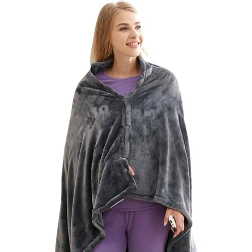 150x85cm Electric Warming Heating Blanket Pad Shoulder Neck Mobile Heating Shawl Soft Winter Warm Health Care Smart Shawl