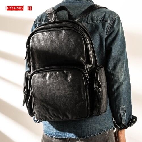 HYLHMC Men's Black Bags