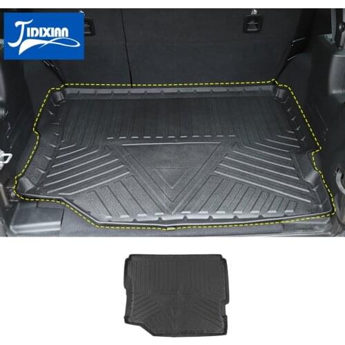 MOPAI Cargo Liner for Jeep Wrangler JL Car Trunk Mat Pad for Jeep Sahara for Jeep Rubicon 2018+2021 Car Accessories