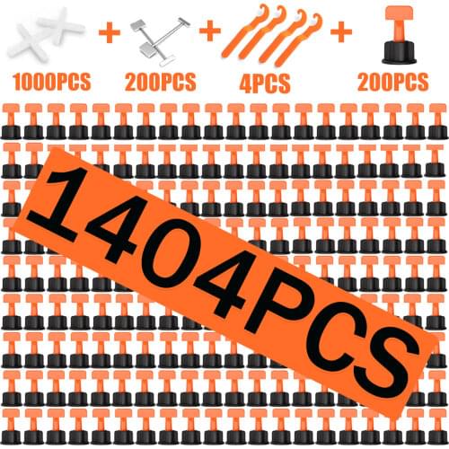 1404/702/651/151Pcs Level Wedges Tile Spacers For Flooring Wall Tile Spacer Tile Leveling System Leveler Locator Spacers Plier