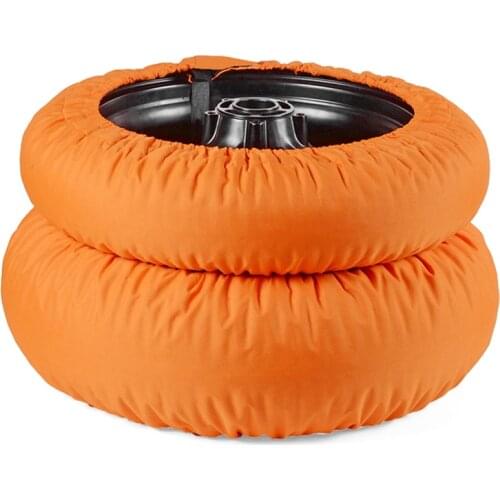Motorcycle Tire Warmers Set 120/200 Fit for BMW for YAMAHA Front Rear Tyre Warmer no digital Orange
