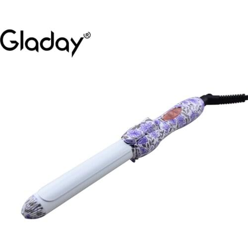 Gladay High Quality Mini Hair Curler Portable Ceramic Hair Curler Iron Fashion 2 in 1 Travel hair Curler