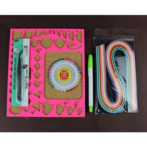 2017 New Quilling Work boards/Tweezer/pens/pins/paper strips for scrapbooking embellishments