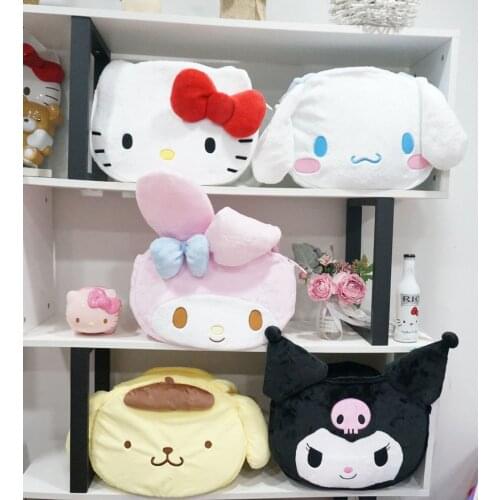 New style plush face-shaped large-capacity shoulder bag