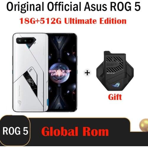 New Original Official Asus ROG 5 Cell Phone Snapdragon 888 6.78inch AMOLED 144Hz 65W Hyper Charge 6000mAh 64MP NFC Global Rom
