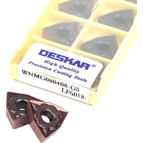 WNMG080404-GS LF6018 WNMG080408-GS LF6018 Carbide inserts CNC lathe turning inserts External turning inserts for stainless steel