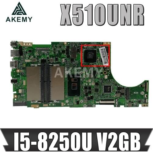 X510UNR original mainboard for ASUS X510URR X510UN X510UR X510UQ with I5-8250U GT930MX Laptop motherboard