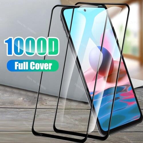 2pcs Full Cover Protective Glass For Xiaomi Redmi Note 10 Pro Max Screenprotector Redmi Note10 10Pro Not 10s Tempered Glas Film
