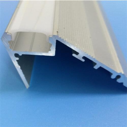 Free Shipping 2m/pcs 70m/lot hot selling aluminum channel with pc cover and accessories for Step light