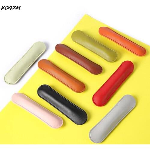 1PC PU Leather Pencil Case School Pen Storage Bag Cute Pen Case Kawaii Pen Cover gifts Leather Pencil Case