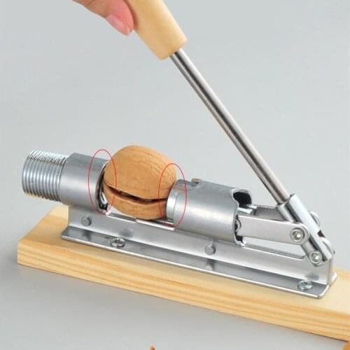 1 Pcs Adjustable size Nutcracker metal shape nut-opening tool Walnut pliers Opening pliers walnuts clip nutcrackers Kitchen