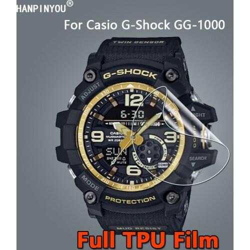 10Pcs For Casio G-Shock GG-1000 GG1000 Smart Watch Ultra Clear Soft TPU Hydrogel Film Screen Protector -Not Tempered Glass