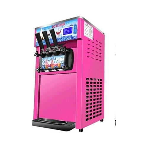 18L/H Yogurt Ice Cream Maker with LCD Display Commercial Soft Serve Ice Cream Machine