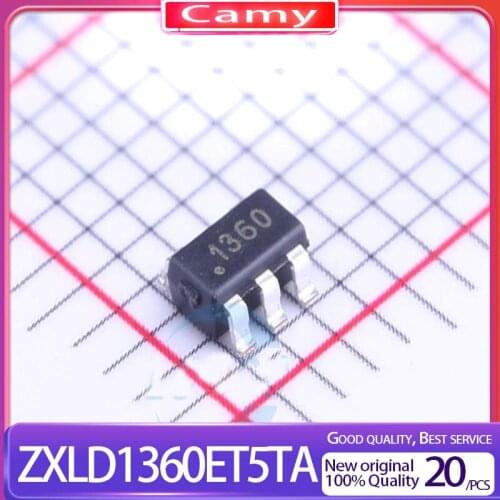 20pcs/Lot 20pcs ZXLD1360ET5TA ZXLD1360ET ZXLD1360 1360 SOT23-5 Orignal CAMY