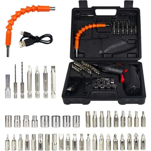 48 in 1 Rechargeable Wireless Cordless Electric Screwdriver Drill Set Power Tool