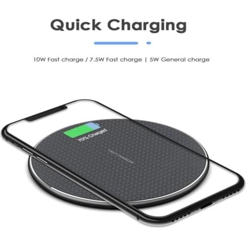 202110W/5W Fast Wireless Charging For Iphone Samsung Phone Wireless Charger IPhone 11 11pro Samsung Galaxy S9 S8 Phone Charger