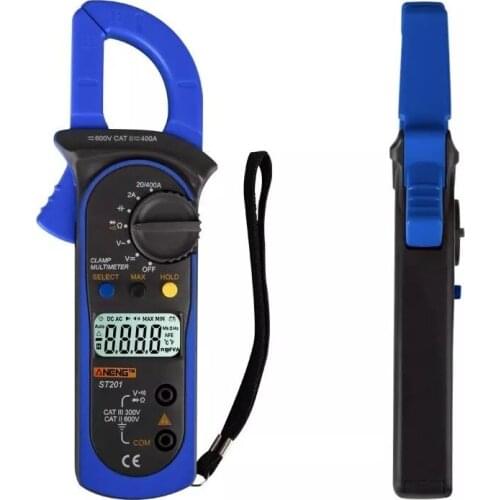 Digital Clamp Multimeter 4000 Counts Clamp Ammeters Transistor Capacitor Tester Power Test Automotive