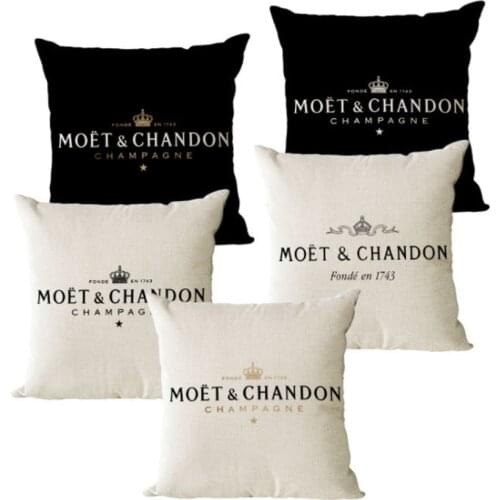 Household Linen Letter Sofa Living Room Decoration Cushion Cover Comfortable Skin-friendly Hugging Pillow Case Household Goods