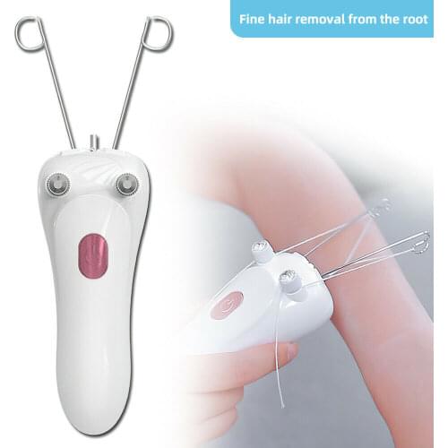 Electric Epilator Body Facial Hair Removal Defeatherer Cotton Thread Depilator Lady Shaver Face Hair Remover Beauty Care