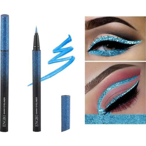 ENGBO Liquid Eyeliner Pen Pearlescent Bright Color Smooth Lines Waterproof Durable Non-smudge Long-lasting Eyeliner Cosmetics