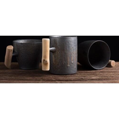 Japan style ceramic tea mugs vintage coffee cup chinese drinkware